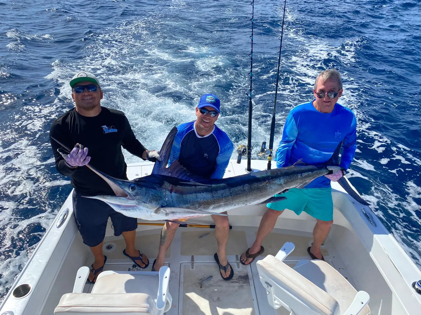 Martin Sport Fishing crew on a Cabo boat charter